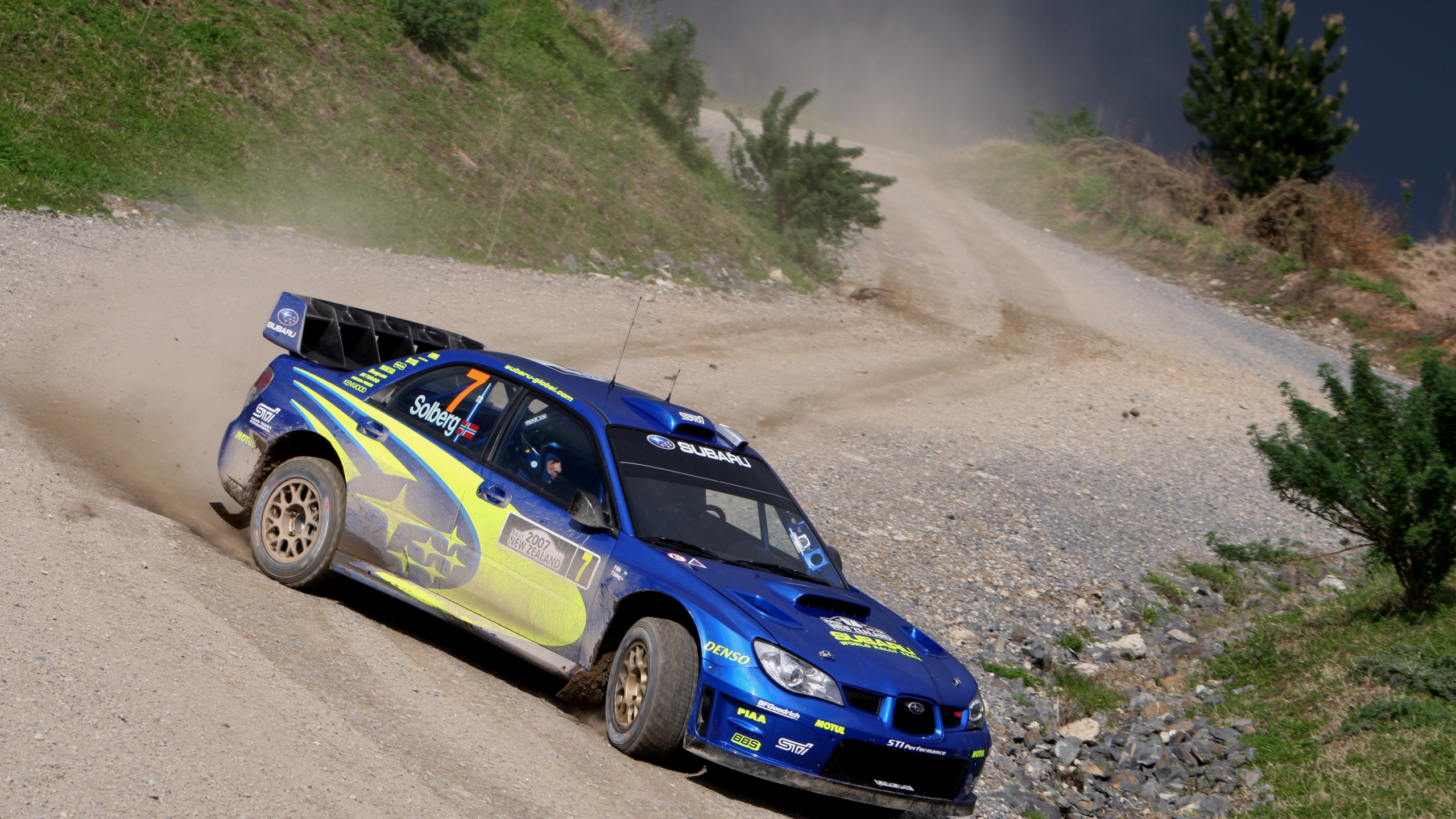 impreza, wrx, гравий, sti, wrc, subaru, пыль, ралли, шикана, rally, 2007