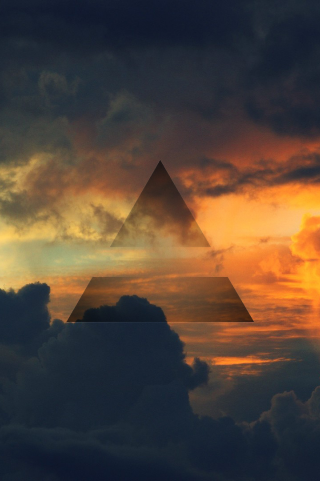 воздух, 30 seconds to mars, треугольник, небо, символ