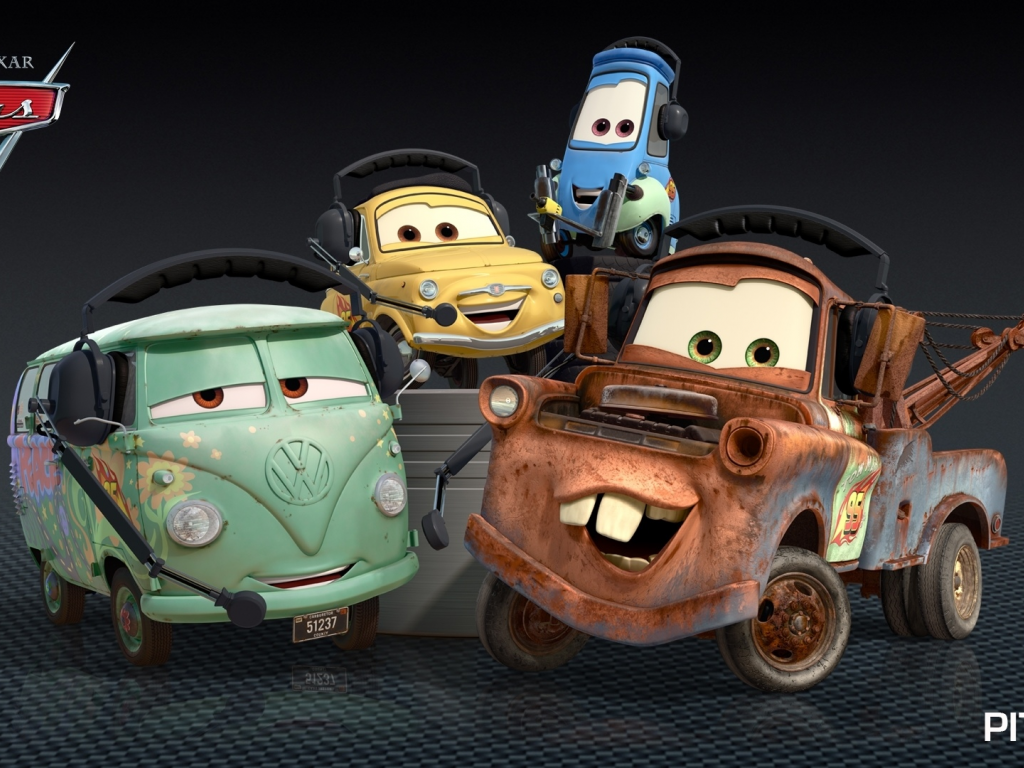 pixar, disney, мультфильм, pit crew, тачки