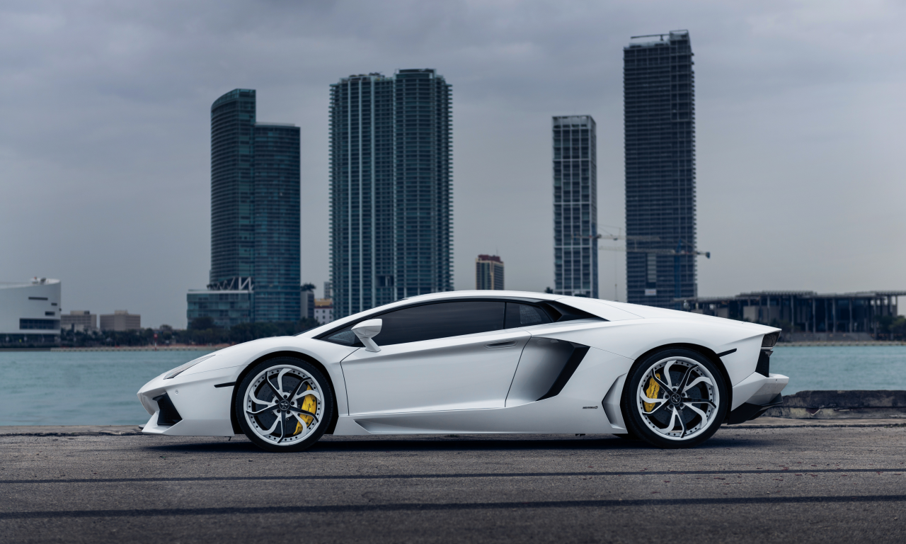 white, vellano mc customs, lamborghini, aventador