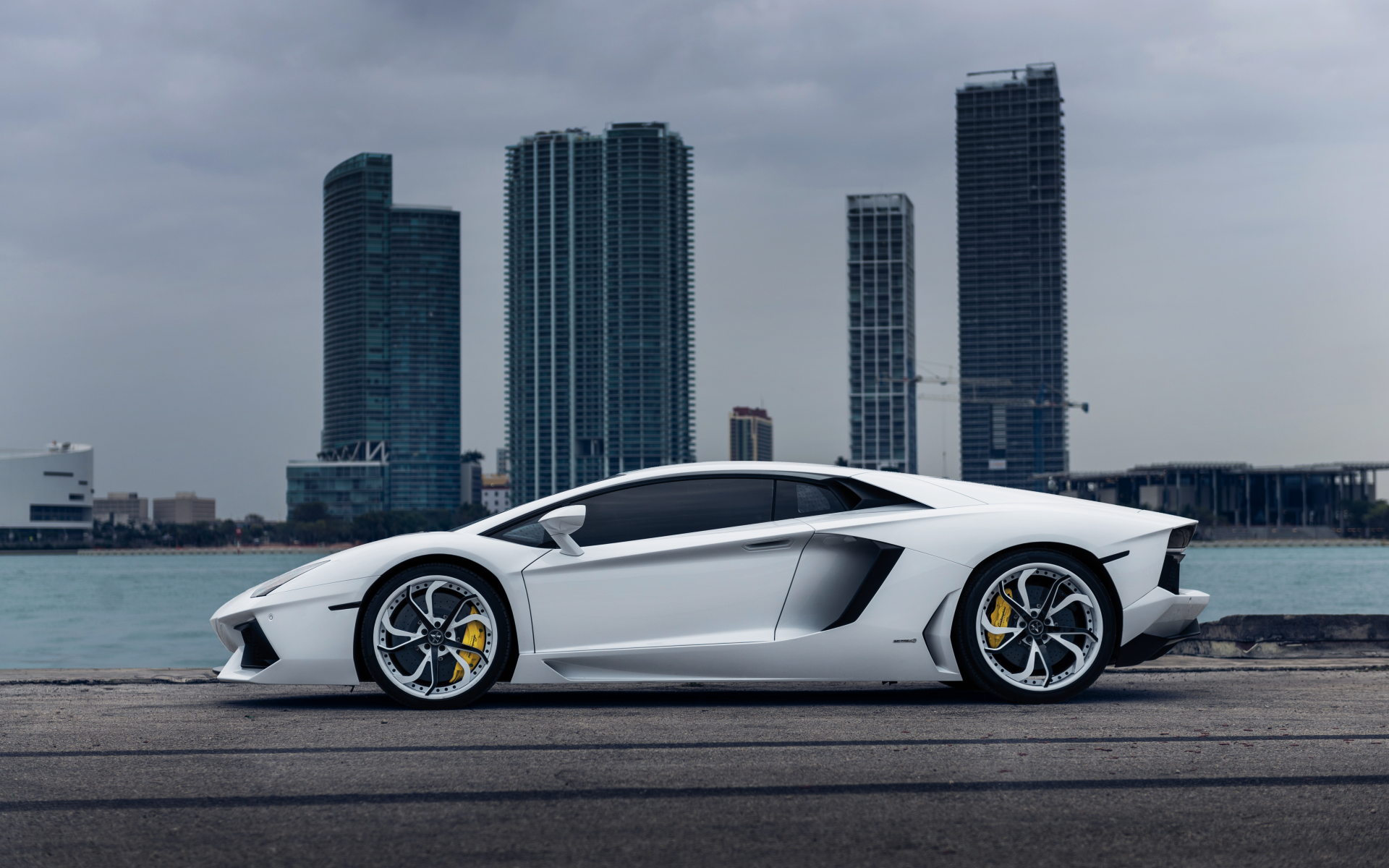 white, vellano mc customs, lamborghini, aventador