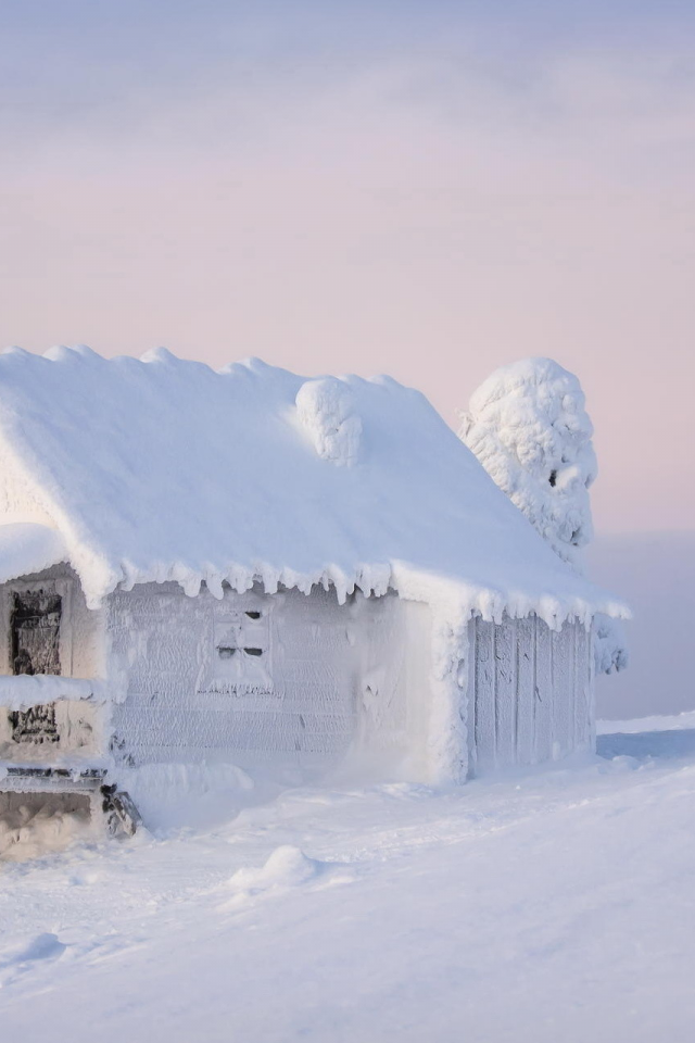 зима, финляндия, лапландия