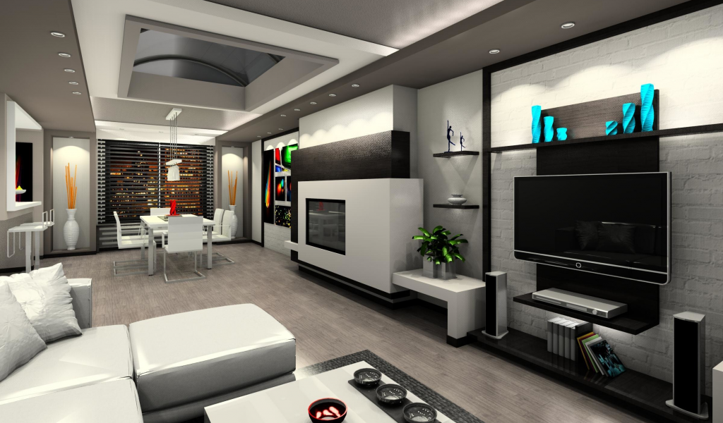 modern, interior, apartment, home, luxury, design