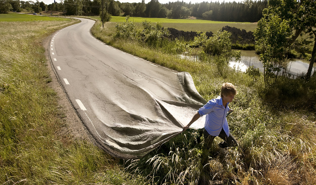 buisnessmen, men, made, fast, road, meadow, forest, wood, nice, sun, sky, up, wide