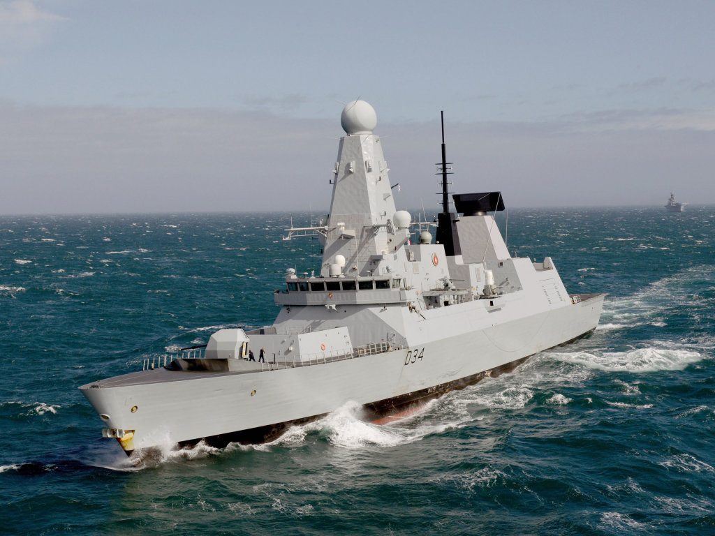 (d34), море, эсминец, hms diamond, флот, королевский