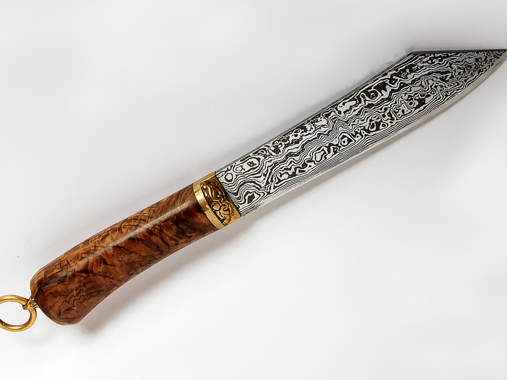 нож, дамасская, сталь, damascus, seax, knife, blade, sword, sun, weapon, weapons, history