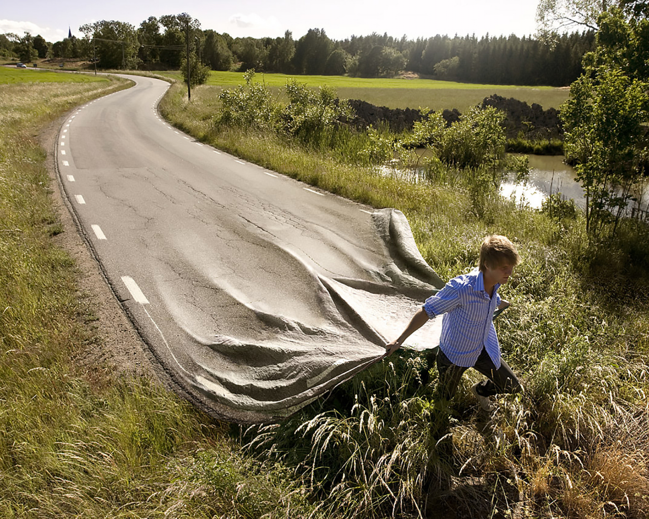 buisnessmen, men, made, fast, road, meadow, forest, wood, nice, sun, sky, up, wide