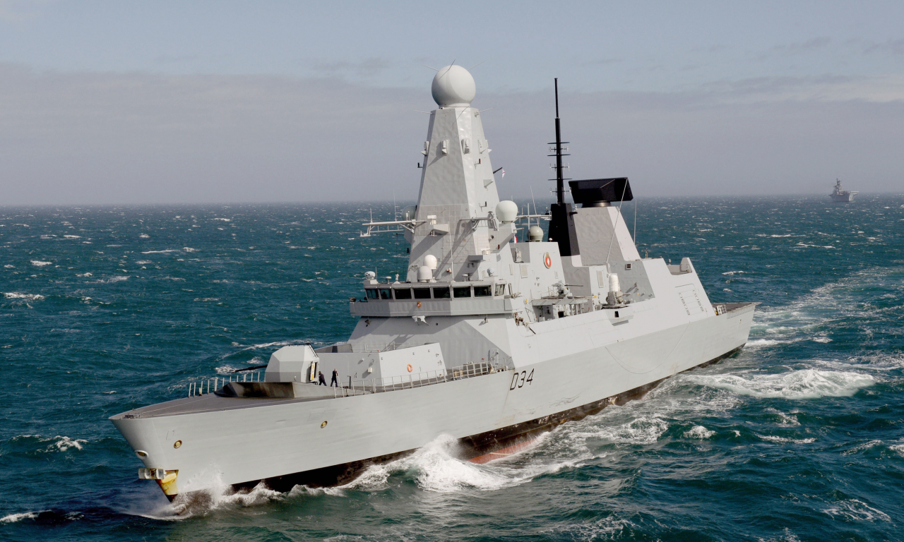 (d34), море, эсминец, hms diamond, флот, королевский