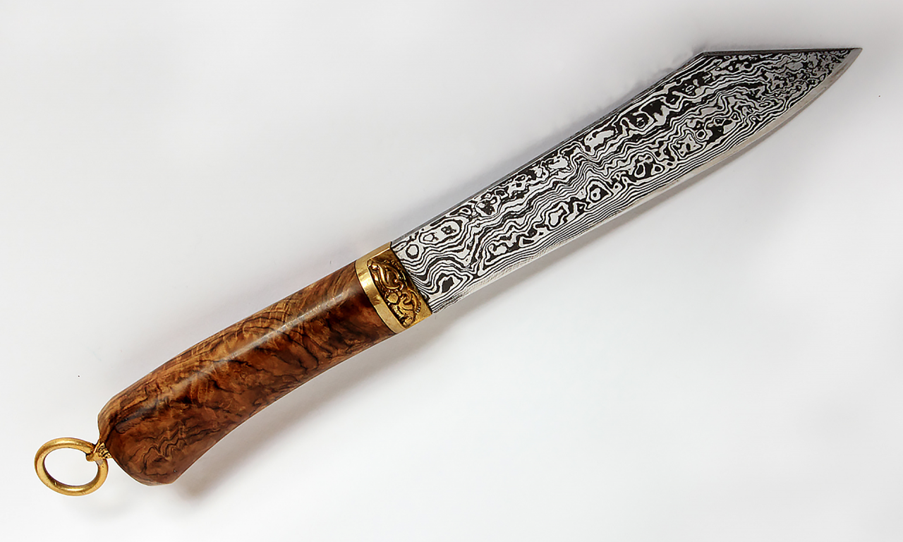 нож, дамасская, сталь, damascus, seax, knife, blade, sword, sun, weapon, weapons, history