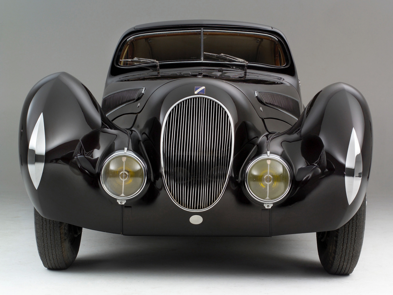 автомобиль, talbot, lago, t150css, figoni, falaschi, luxury, retro, sedan, 1938, car, room, sun, sky, dark, summer, see, front, indusrial, black, wide