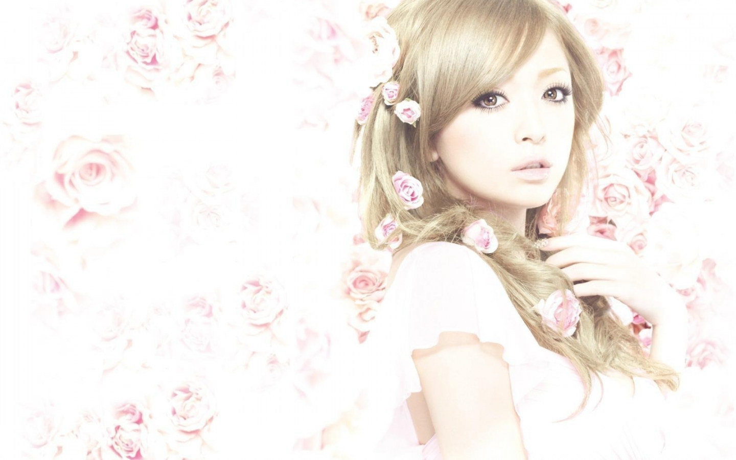 ayumi hamasaki, красота, розы, гламур