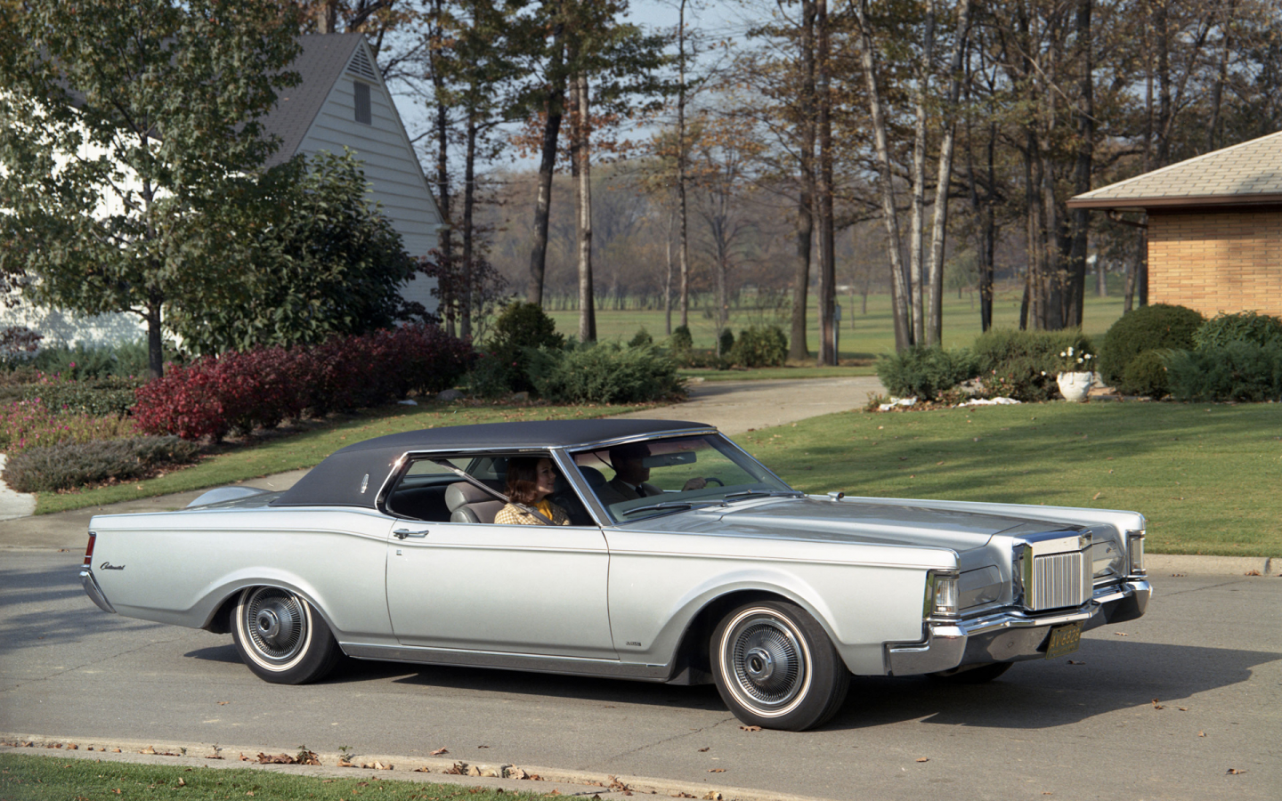 автомобиль, lincoln, model, continental, mark3, classic, retro, luxury, 1968, car, sun, sky, summer, see, indusrial, blue, wide