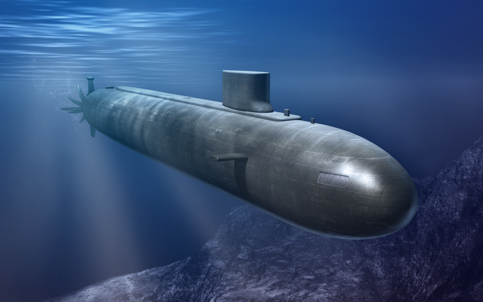 submarine, warship, ship, navy, ocean, sea, under, deep, blue, nuclear