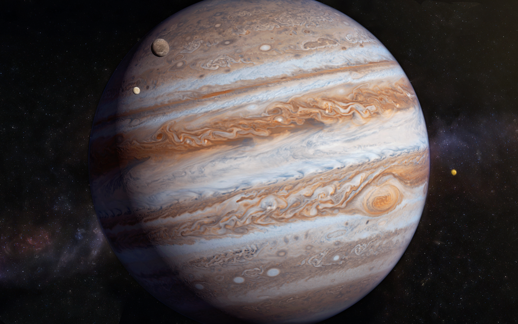 юпитер, планета, спутники, газовый гигант, солнечная система, звёзды, космос