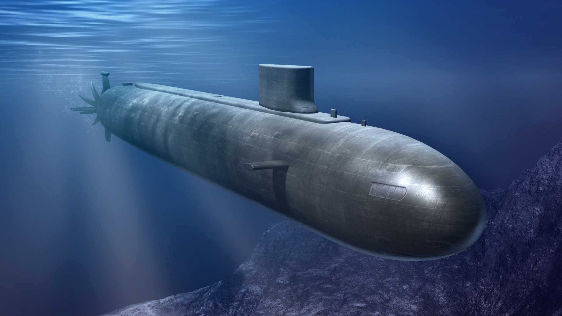 submarine, warship, ship, navy, ocean, sea, under, deep, blue, nuclear