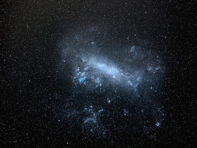space, stars, magellanic, cloud, космос