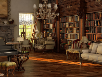 victorian, room, nice, wood, library, table, wide, book, books, read, vine