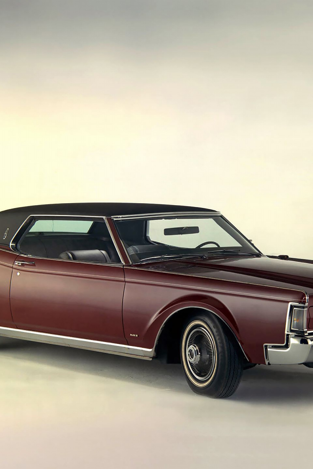 автомобиль, lincoln, model, continental, mark3, classic, retro, luxury, 1969, car, sun, sky, summer, see, indusrial, red, wide