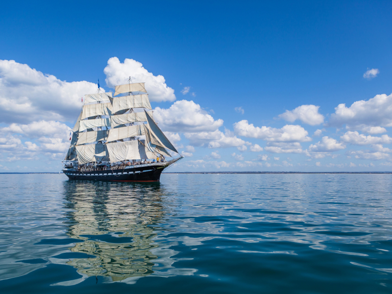 ship, sea, ocean, watersea, jcean, coast, paradise, sea, sky, sunshine, emerald, blue, sun, summer, smile, sail, wave, ultra