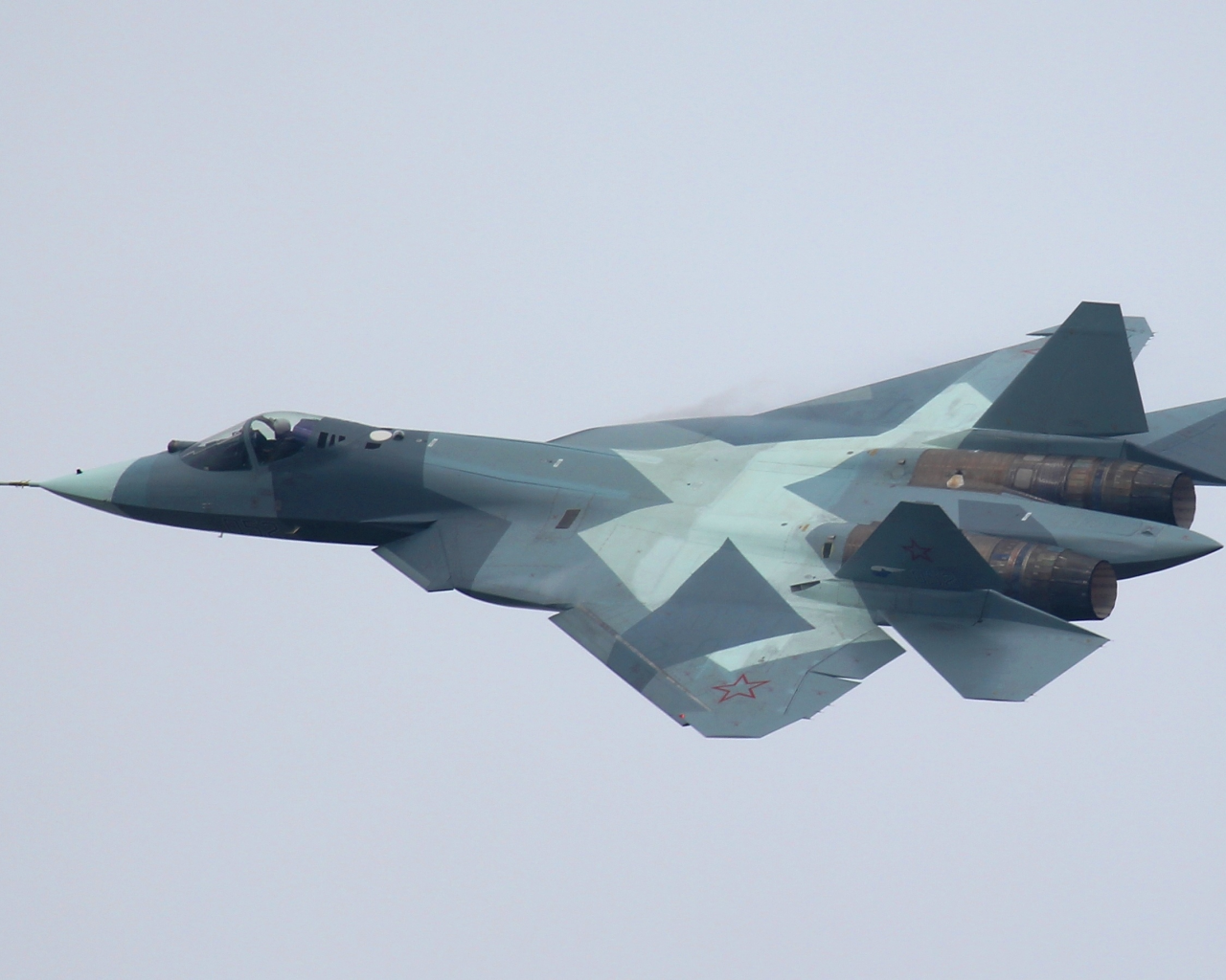 sukhoi, t-50-2, многоцелевой, российский, самолёт, небо