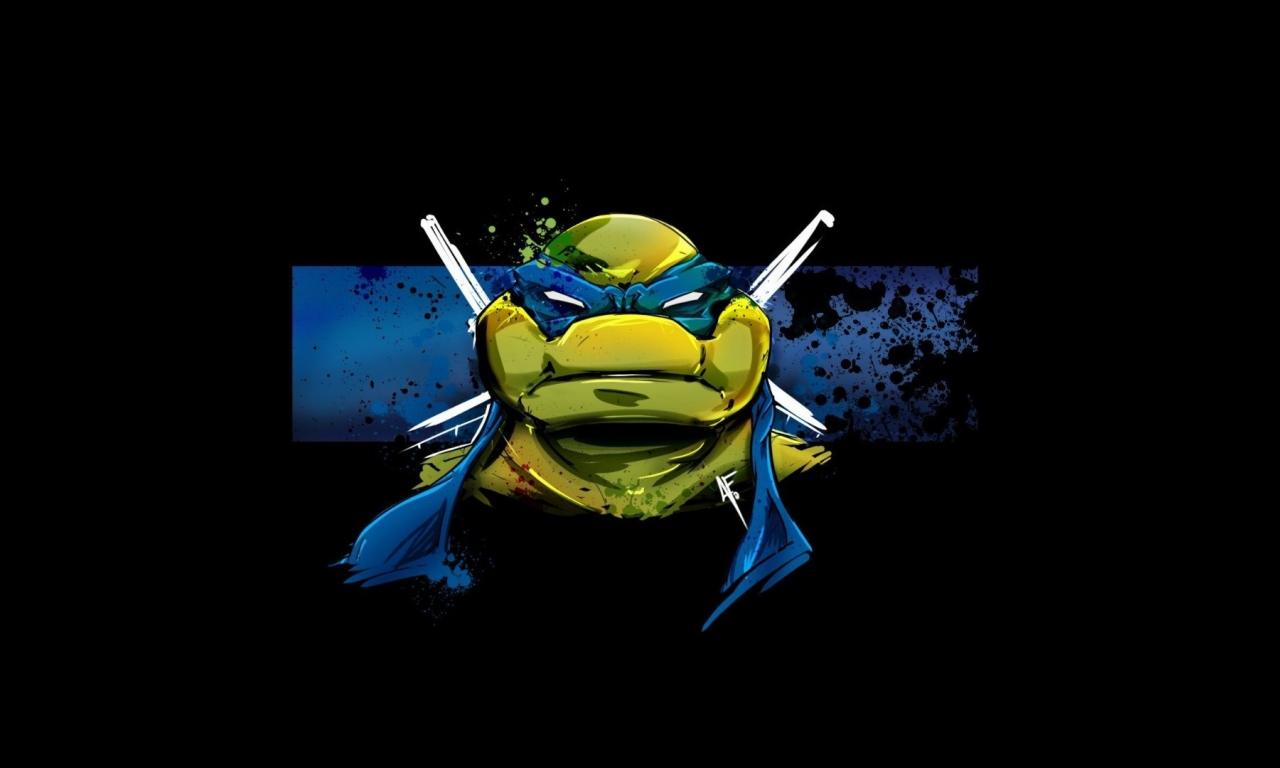 леонардо, ninja turtles, leonardo, черепашки-ниндзя, минимализм