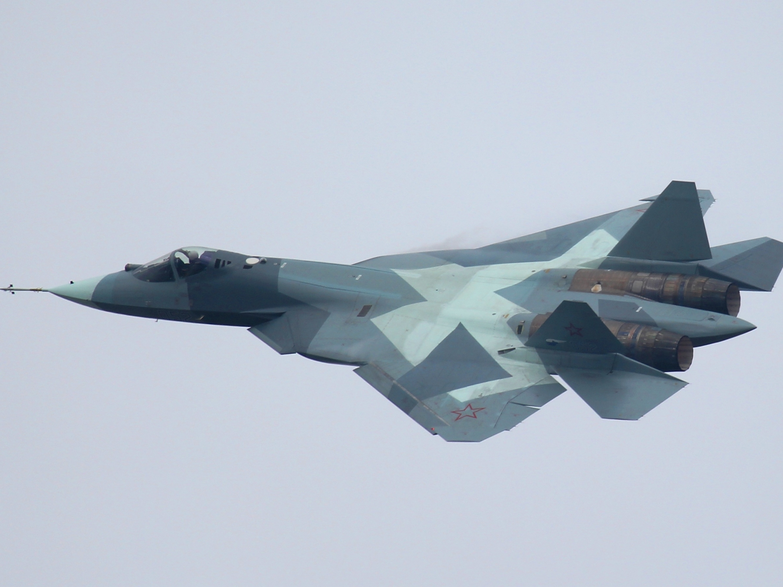 sukhoi, t-50-2, многоцелевой, российский, самолёт, небо