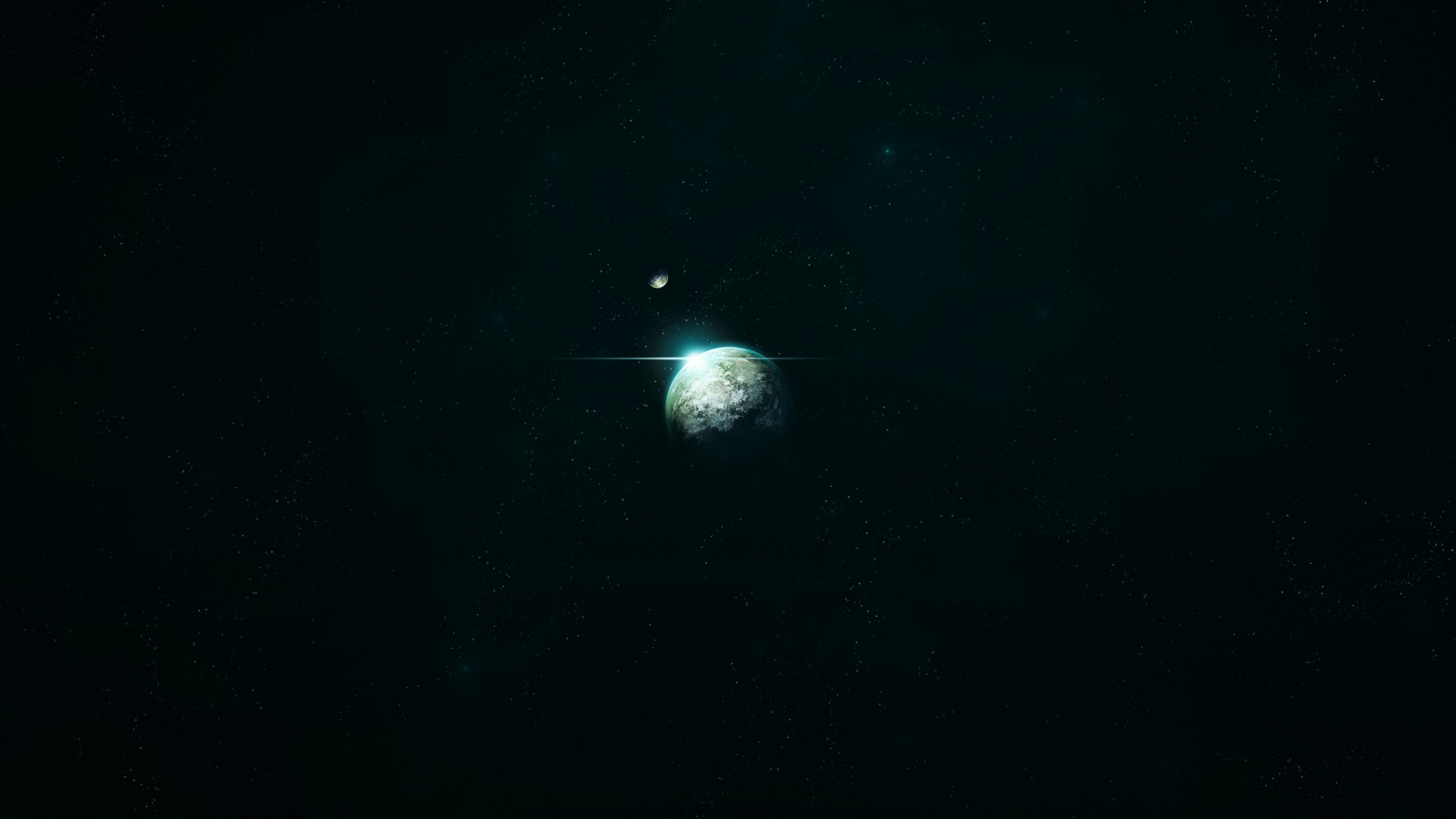 планета, космос, одинокая