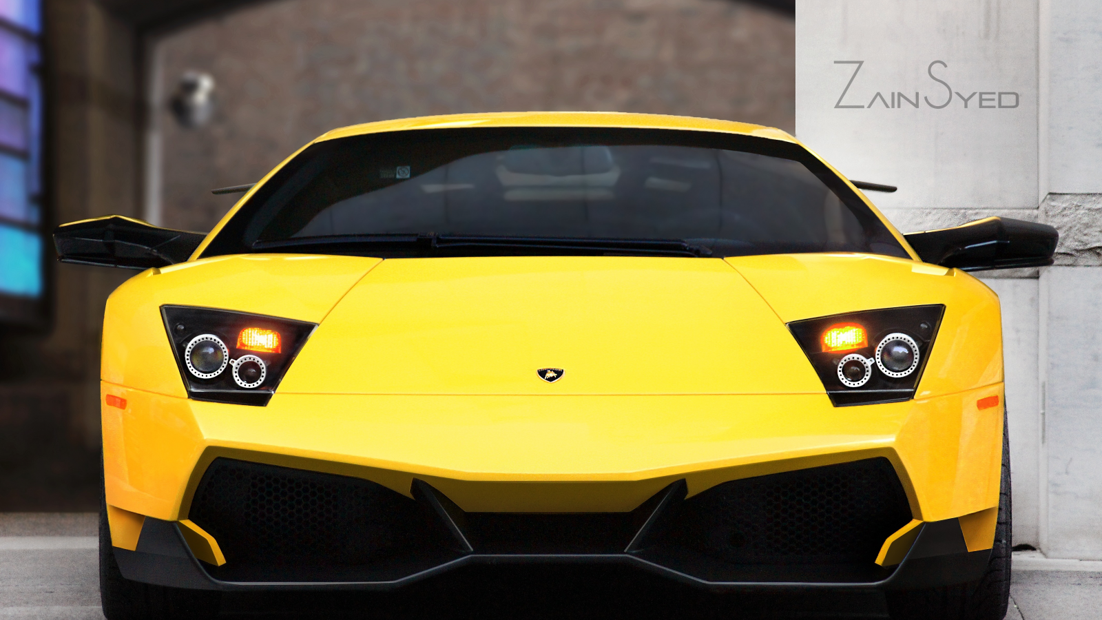 murcielago, lp670, желтый, superveloce, ламборджини, lamborghini, тюнинг