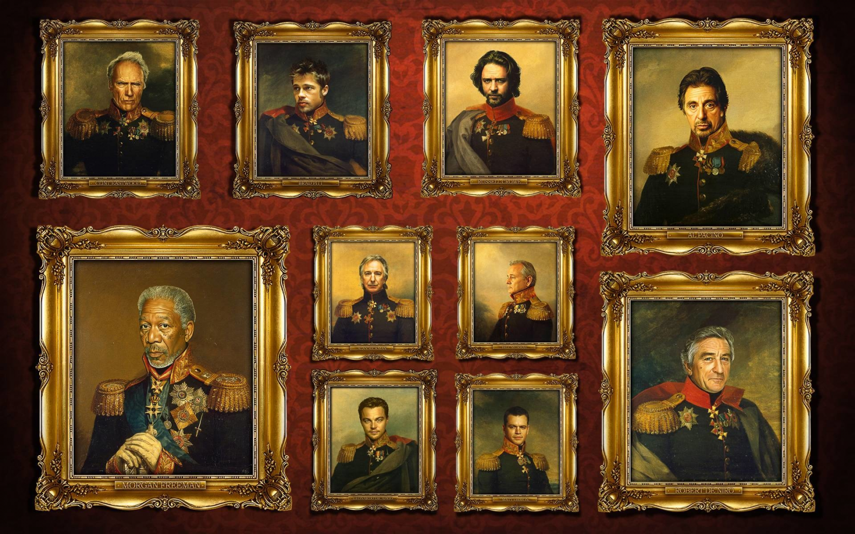 celebrity, celebrities wearing the uniform of russian generals, frame, generals