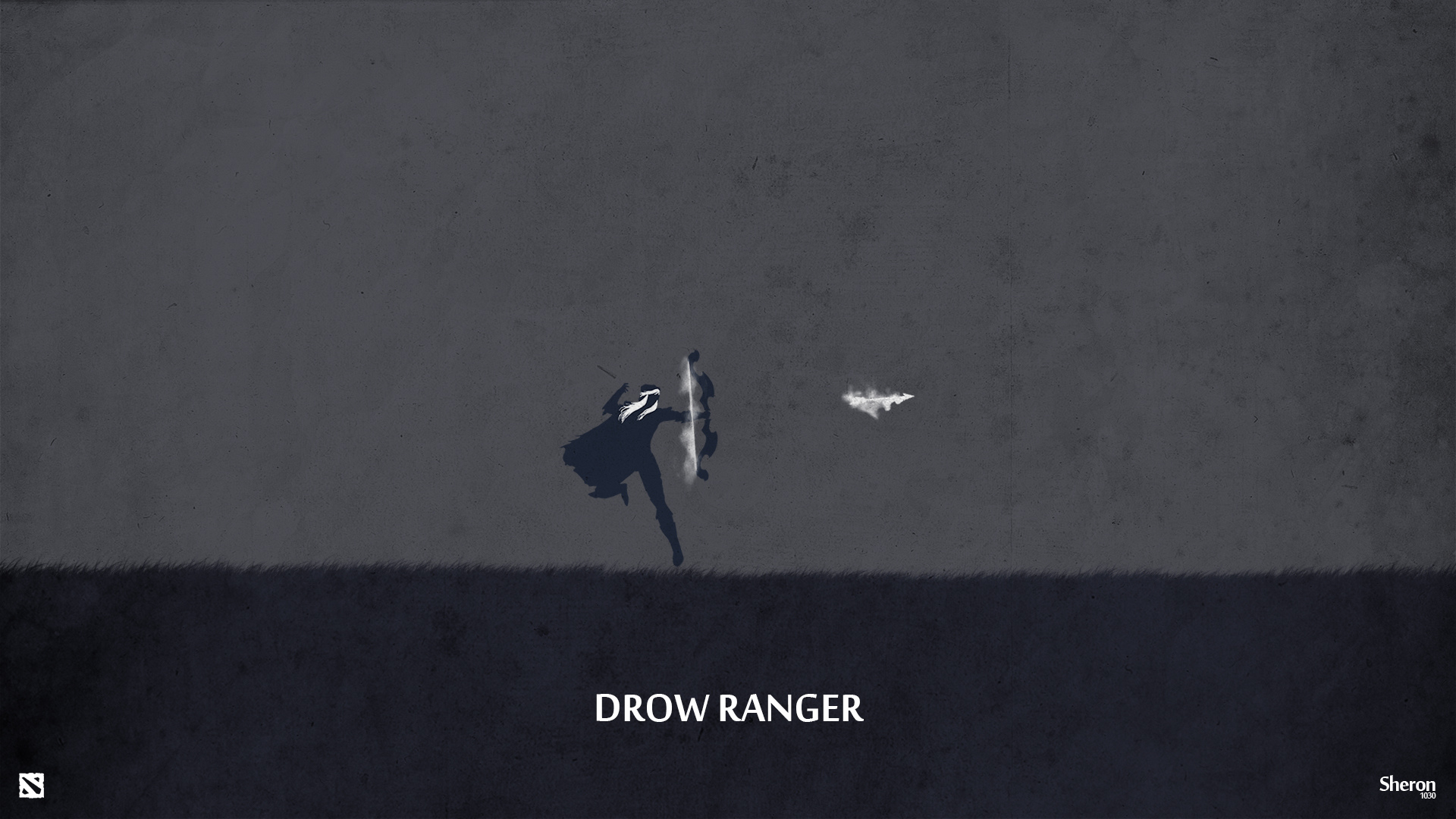 minimalsm, dota 2, sheron1030, archer, arrow, valve, dark, traxex, drow ranger