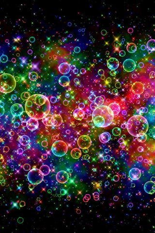 радужные, красота, цветные, rainbow, bubble, пузыри, красиво