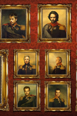 celebrity, celebrities wearing the uniform of russian generals, frame, generals