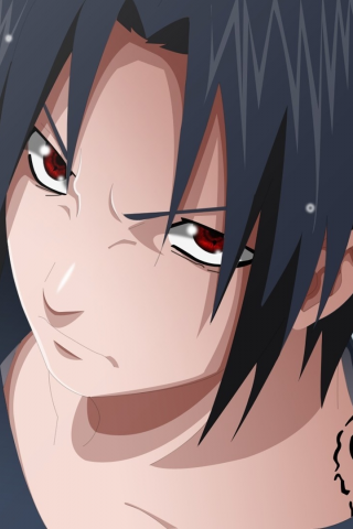 uchiha sasuke, sharingan, naruto shippuden