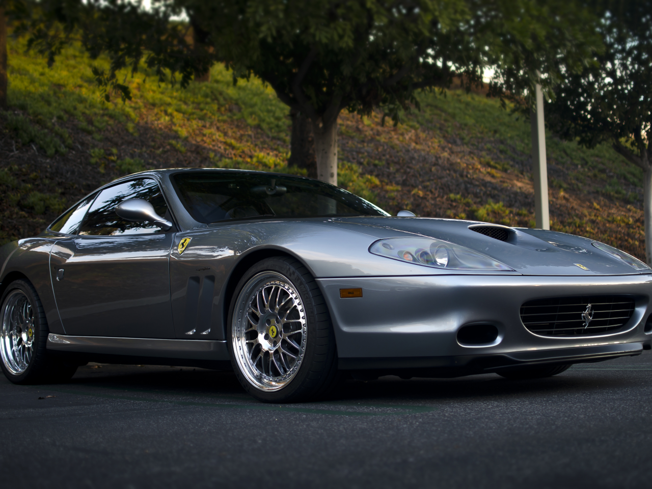 ferrari 575 maranello, автомобиль, спортивный, двухместный