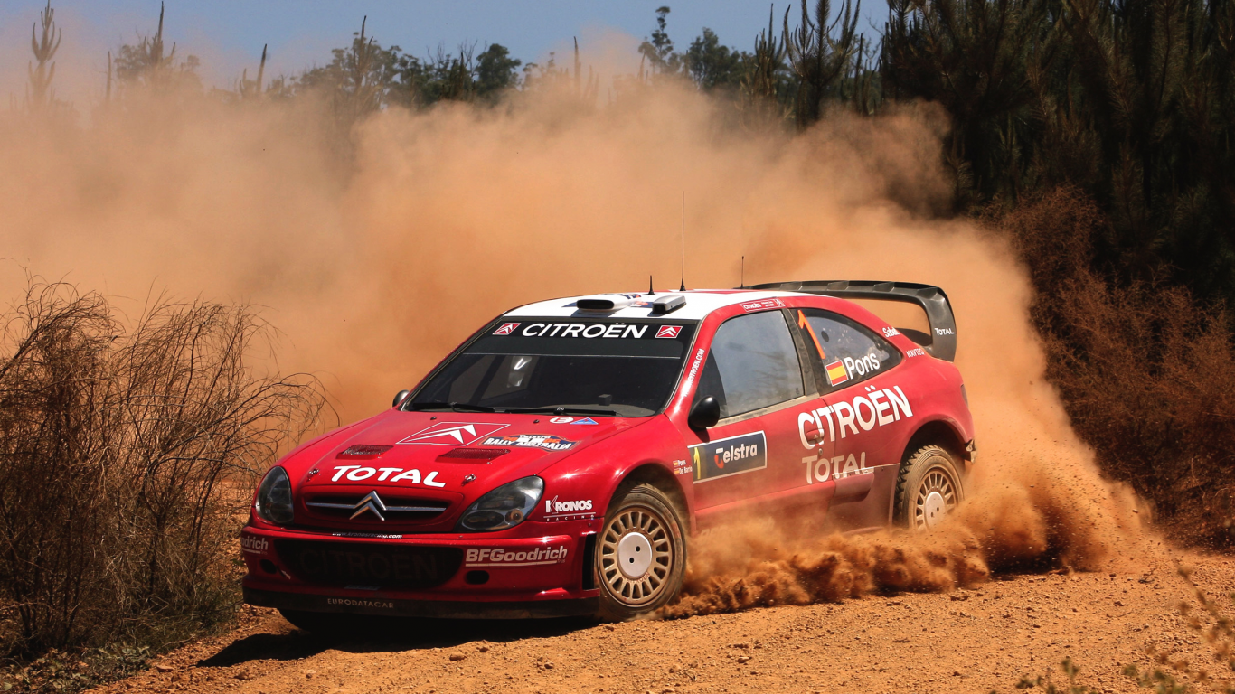 wrc, rally, ралли, спорт, машина, авто, красный, citroen, xsara