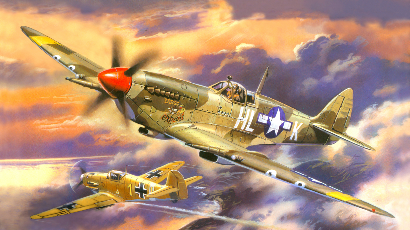 бой, арт, bf - 109e - 3, небо, самолёты, немецкий, воздушный