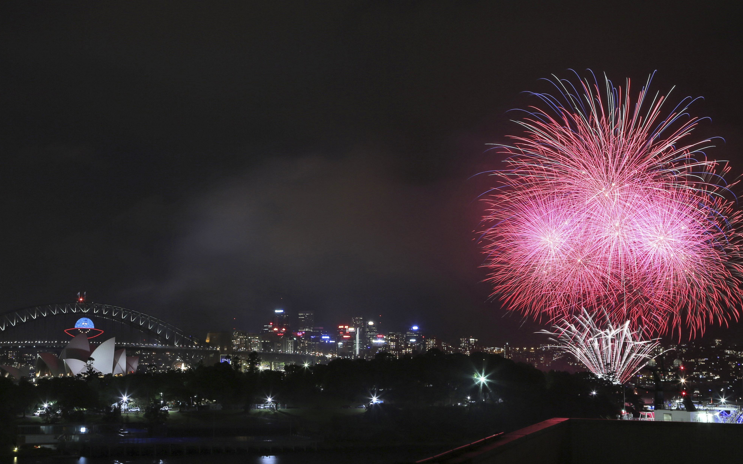 sydney, 2014, new year, fireworks, australia