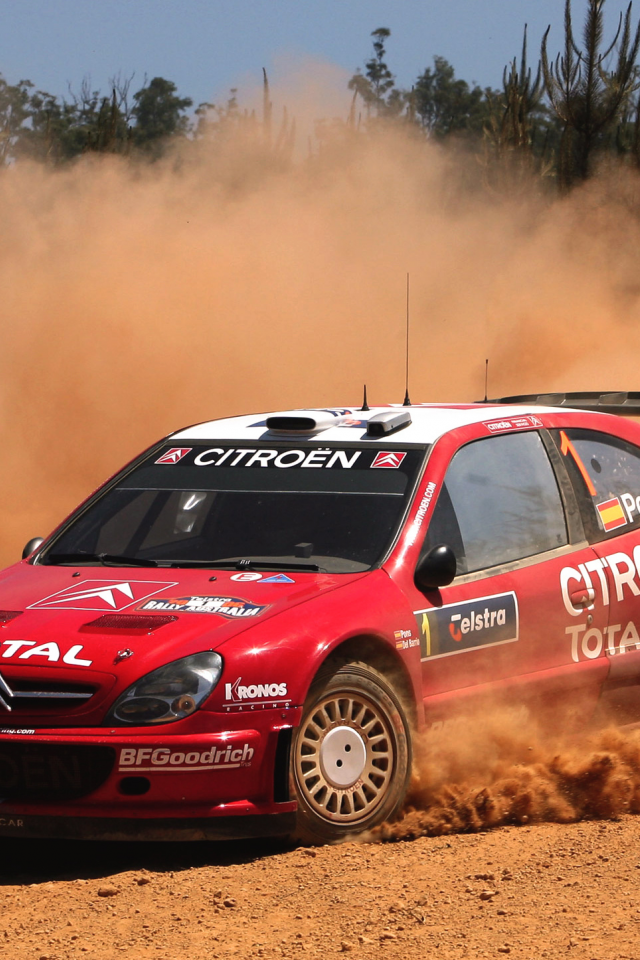 wrc, rally, ралли, спорт, машина, авто, красный, citroen, xsara