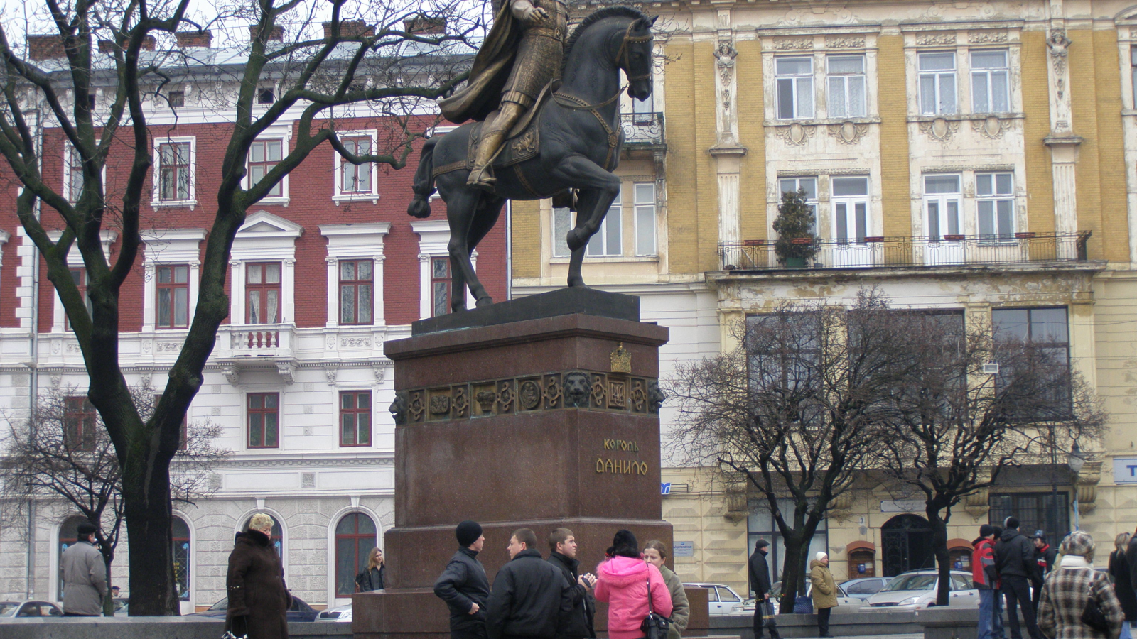 львов, площадь, памятник, данило, галицкий, 2007, год