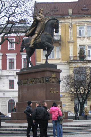 львов, площадь, памятник, данило, галицкий, 2007, год