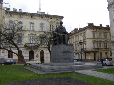 львов, памятник, грушевский, проспект, шевченеко