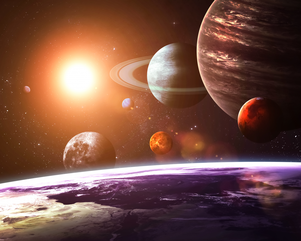 солнечная система, планеты, земля, юпитер, венера, солнце, меркурий, марс, сатурн, уран, нептун