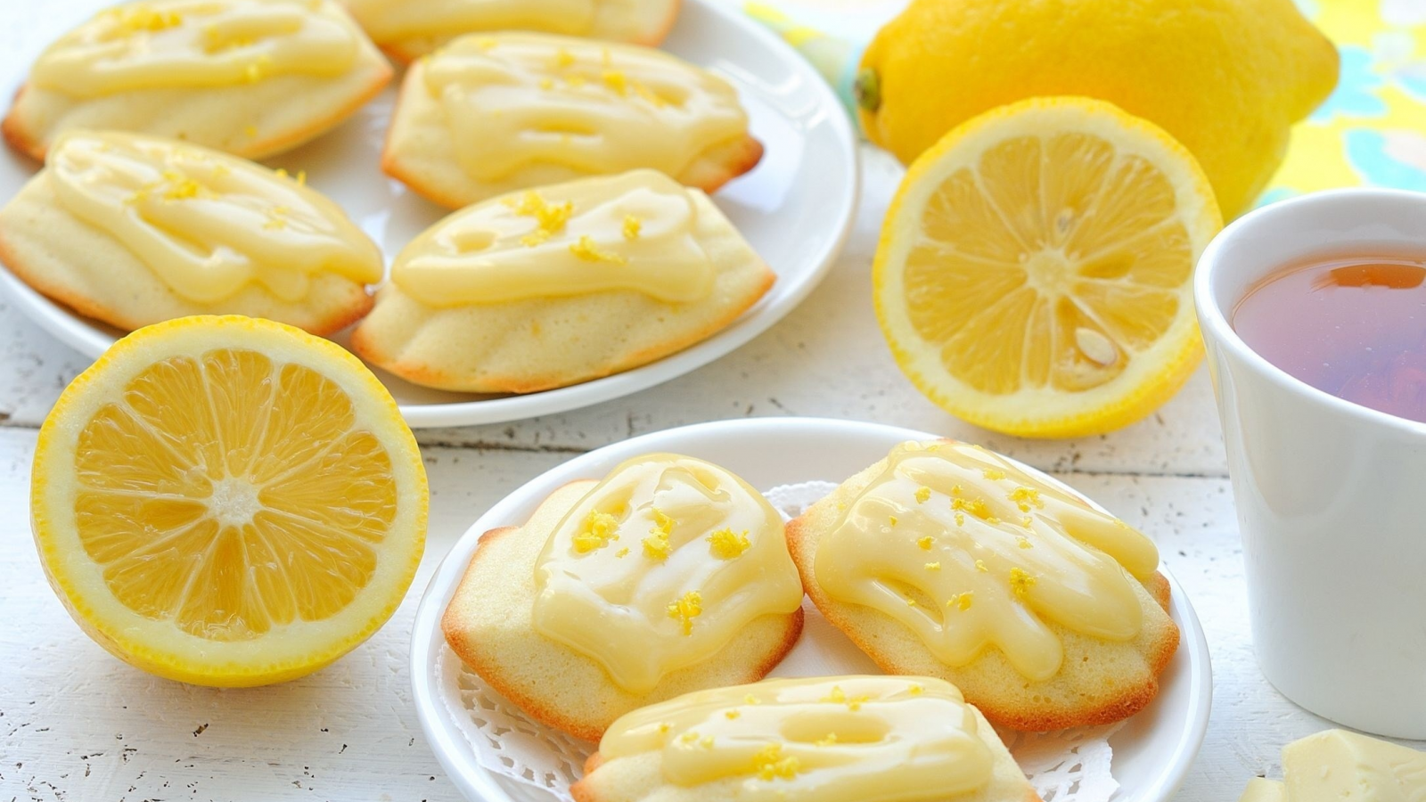 печенье, лимон
