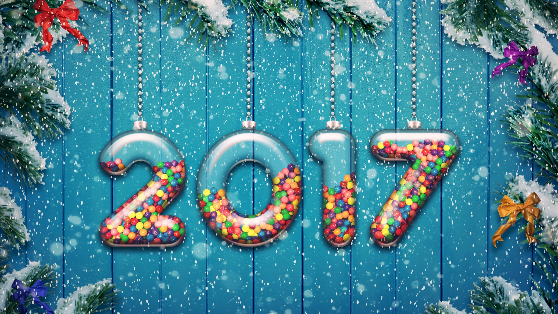 new year, holiday decoration, 2017, happy