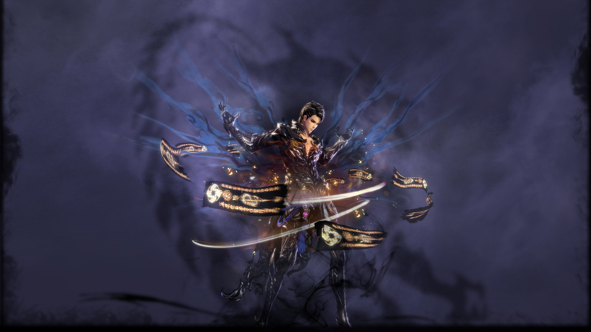 blade and soul, warlock, крылья духов, jin, шэн, варлок, soulburn