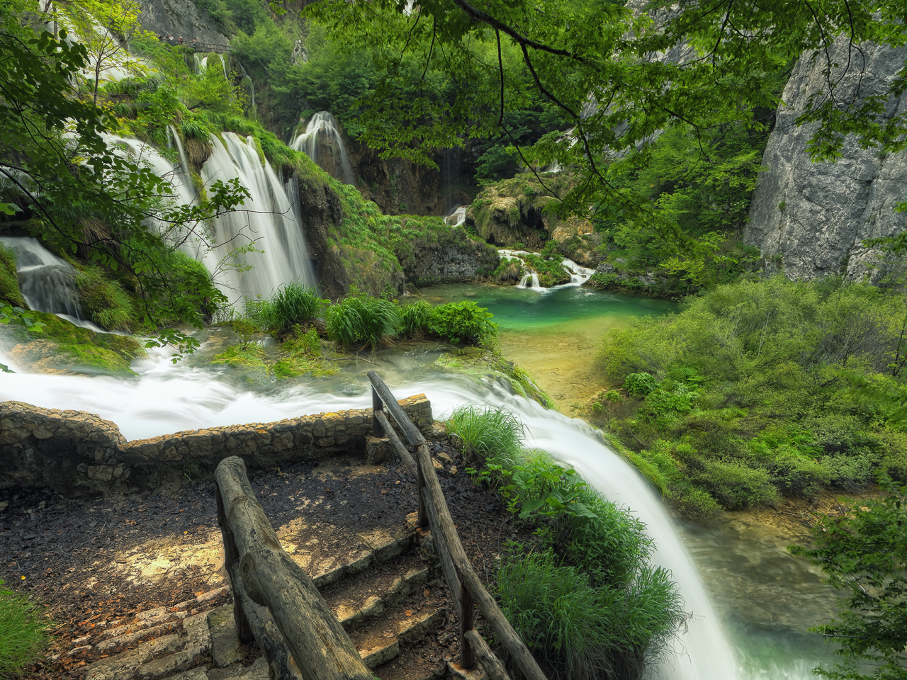 водопады, реки, хорватия, парки