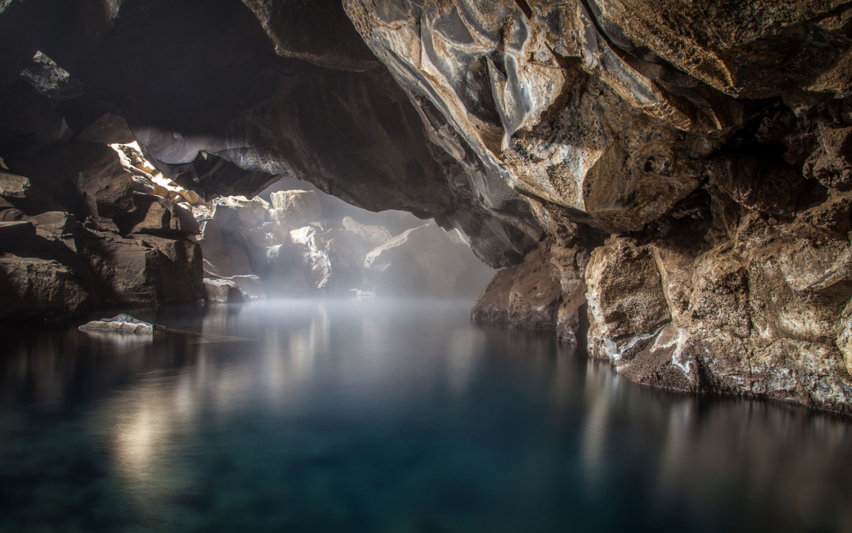 грот, вода, пещера