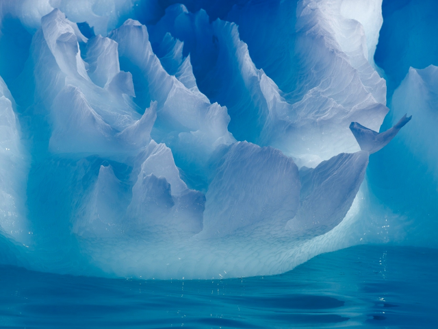 зима, вода, свет, природа, лёд, айсберг, нтарктика