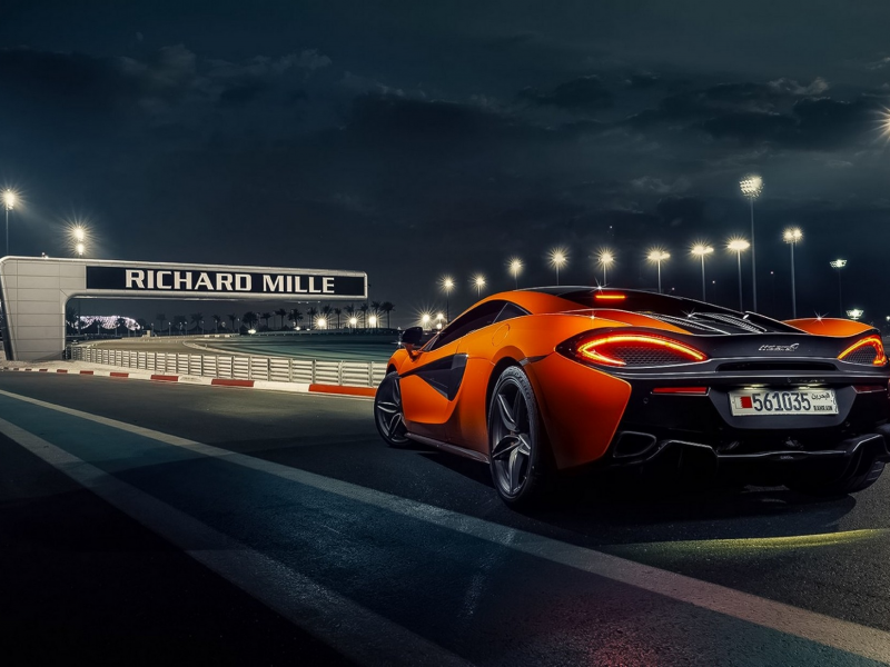 авто, суперкар, mclaren, 570s, orange