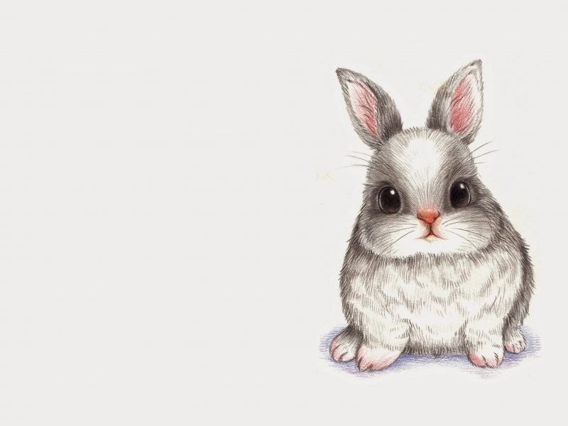 минимализм, кролик